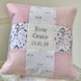 Ballerina Name And Date Cushion, thumbnail 4 of 8