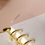 Minimal Transparent Agenda Bookmark A5, thumbnail 1 of 2