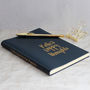Personalised Leather 'Happy' Journal, thumbnail 2 of 7