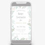 Signet Baby Shower Invitation Digital Product, thumbnail 1 of 1