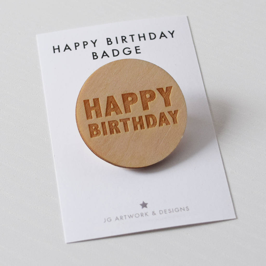 Happy Birthday Badge