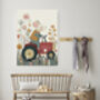 Farmer Mouse Tractor Nursery Art Print, thumbnail 3 of 4