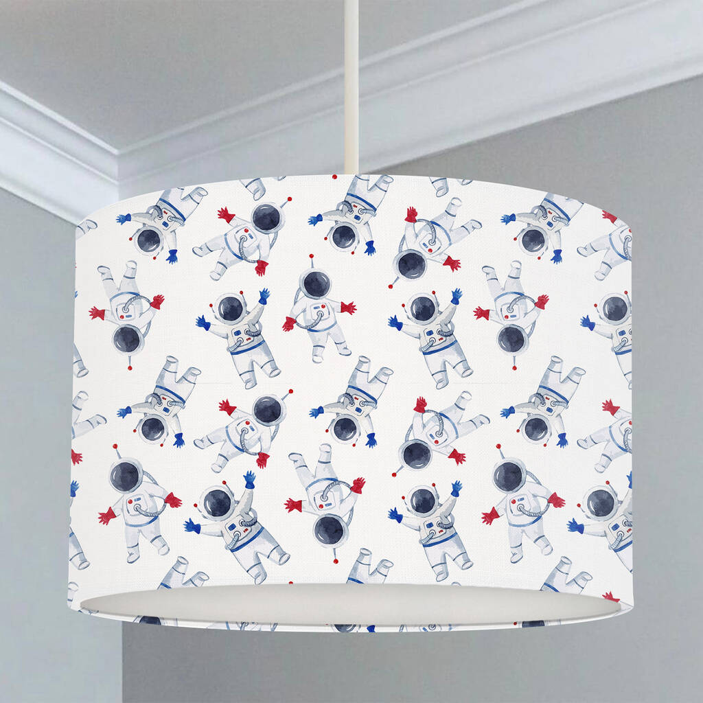 Floating Astronaut Lampshade, 1 of 2