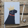 Black Labrador Notebook, thumbnail 1 of 8