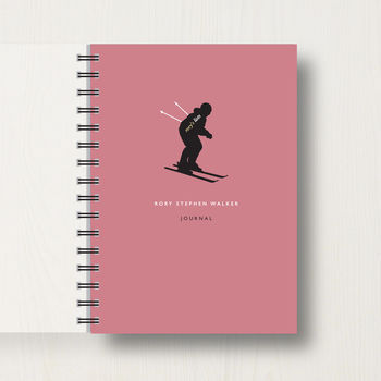 Personalised Skiing Lover's Journal Or Notebook, 10 of 10