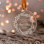 Personalised Acrylic First Christmas Together Ornament, thumbnail 6 of 10