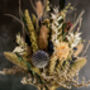 Dried Flower Mini Milk Bottle With Thistles, thumbnail 2 of 3
