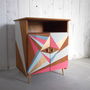 Geometric Painted Record Cabinet, thumbnail 5 of 7