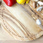 Personalised Round Olive Wood Pizza Board, thumbnail 5 of 9