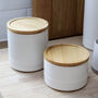 Ivory Ceramic Storage Canister, thumbnail 2 of 4