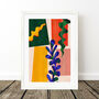 Colourful Abstract Leaf Prints Set Of Three, thumbnail 6 of 11