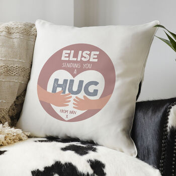 Personalised Sending A Hug Cushion, 2 of 4