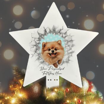 Personalised Christmas Pomeranian Break Through, 9 of 10