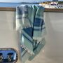 Riviera Striped Peshtemal Towel Marine Mint, thumbnail 1 of 9