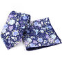 Mens Luxury Purple Floral Tie Gift Box Set, thumbnail 2 of 4