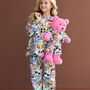 Gatto Pyjama Set With Matching Teddy Bear Set, thumbnail 7 of 9