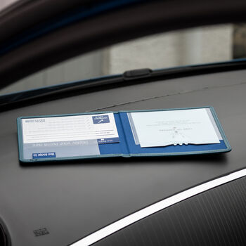 Disabled Blue Badge Parking Permit Wallet Made From Recycled Bottles In Peacock, 8 of 11
