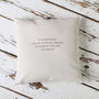 'Reserved For…' Cushion Cover, thumbnail 2 of 5