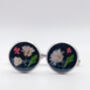 Cufflinks With Baby's Breath And Red Flowers, thumbnail 5 of 12