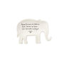 Ceramic Elephant Ring Dish With Slogan And Gift Box, thumbnail 4 of 4