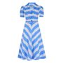 Lisa Dress In Palace Ribbon Vintage 1940s Style, thumbnail 1 of 3