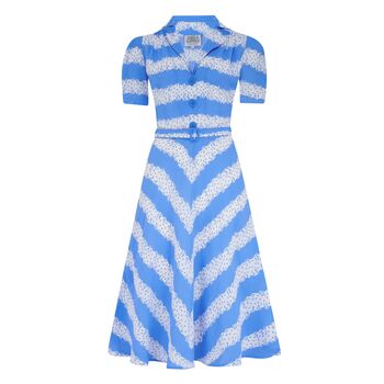 Lisa Dress In Palace Ribbon Vintage 1940s Style, 2 of 3