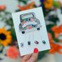 Luxury Wedding Card With Wedding Car And Cans, thumbnail 6 of 6