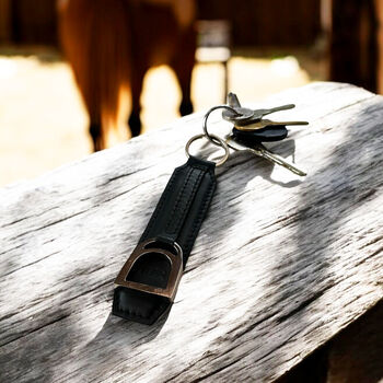 Personalised Equestrian Stirrup Keyring, 11 of 12