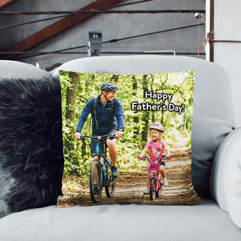 Personalised Father's Day Photo Cushion, 8 of 12