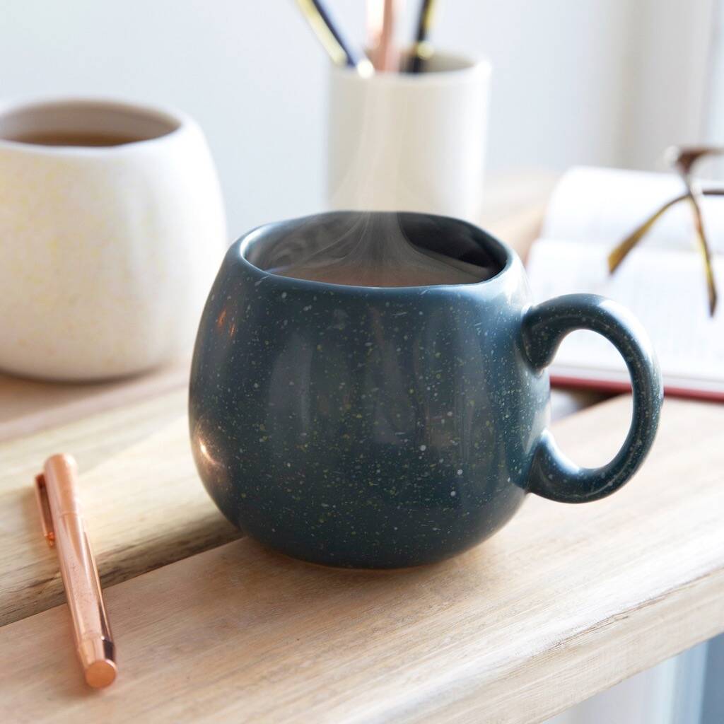 Speckled Organic Shape Mug By Lisa Angel | notonthehighstreet.com