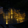 Patterned Glass Solar Jar, thumbnail 3 of 3