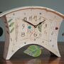 Large Flowers And Leaves Clock With Pendulum, thumbnail 2 of 6