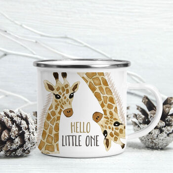 Hello Little One Giraff Personalised Mug, 3 of 5