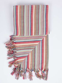 Colourful Stripe Hammam Towel, 2 of 4