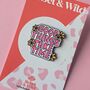 Good Things Take Time Enamel Pin Badge, thumbnail 1 of 4