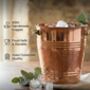 Handmade Solid Copper Ice Bucket And Beverage Pot, thumbnail 3 of 3