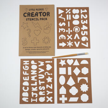 Creative Stencils Pack Patterns And Tattoos, 6 of 6