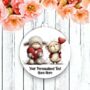 Personalised Whimsical Valentine Anniversary Love Animals Hanging Decoration, thumbnail 8 of 12