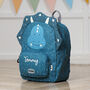 Personalised Trixie Triceratops Backpack For Nursery, School, Holiday, thumbnail 2 of 7