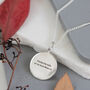 Globe St Christopher Personalised Travel Necklace, thumbnail 4 of 11