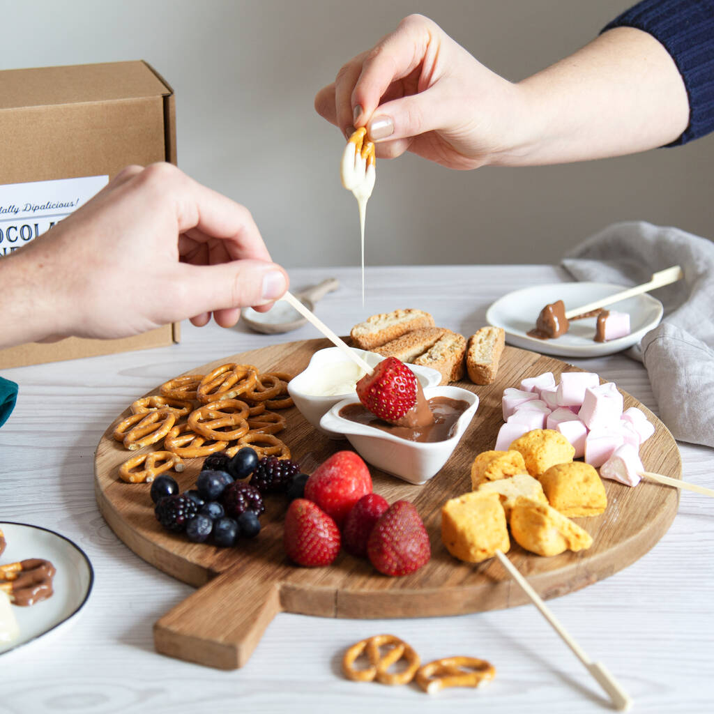 Ultimate Night In Chocolate Fondue Dipping Kit By Quirky Chocolate