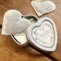 Personalised Wedding Heart Tea Tin, thumbnail 4 of 6