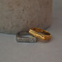 Gold Colour Personalised Signet Ring, thumbnail 2 of 7