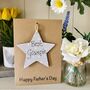 Personalised Grampie Father's Day Card Star Keepsake, thumbnail 1 of 2