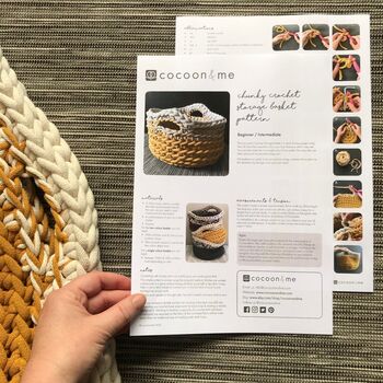 Crochet Basket Kit, 3 of 12