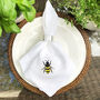 Embroidered Insect Napkins, thumbnail 1 of 8