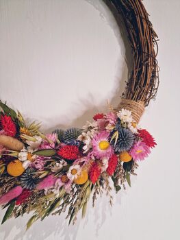 Zest, Dried Flower Wreath, 3 of 4