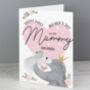 Personalised 1st Mother's Day Mummy Bear Card, thumbnail 3 of 4