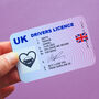 Personalised Driving Licence Wallet Insert, thumbnail 4 of 5