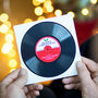 Personalised Vinyl Record Christmas Card Pack, thumbnail 2 of 4